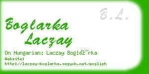 boglarka laczay business card